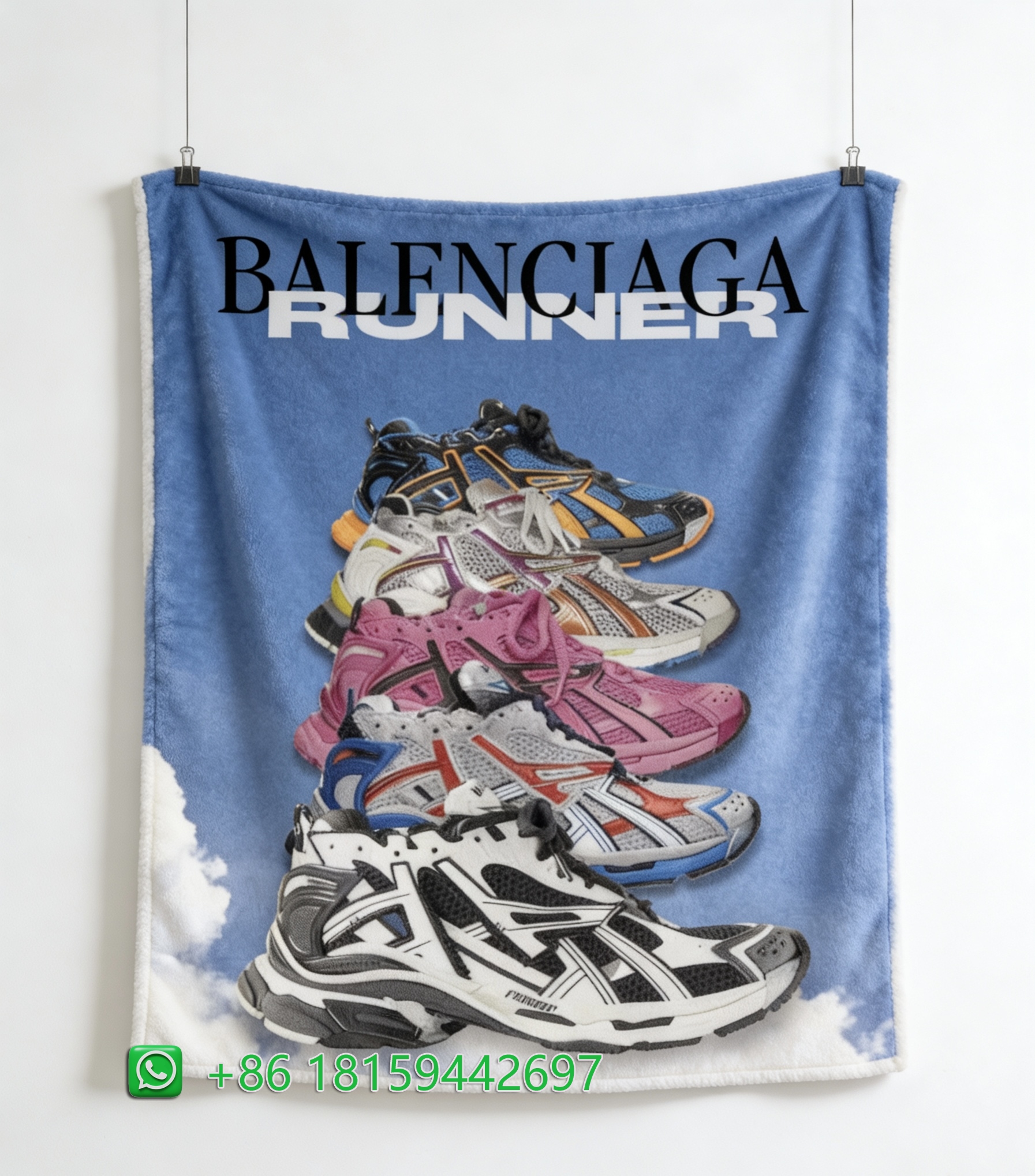 Balenciaga Throw Blankets